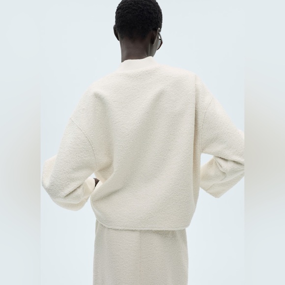 Mango Cream Co-ord set skirt +sweatshirt NWT - Picture 8 of 11